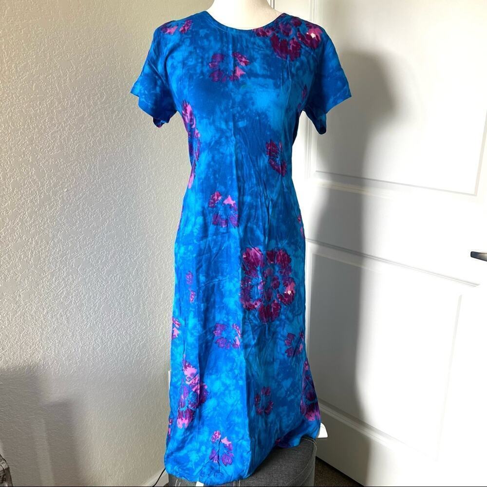 Mango Moon Hawaiian Floral Maxi Dress